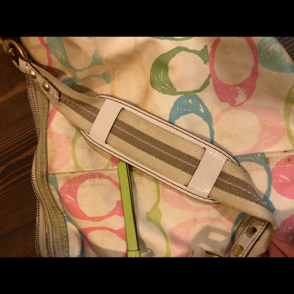 Coach pastel scribble hobo - Picture 3 of 7